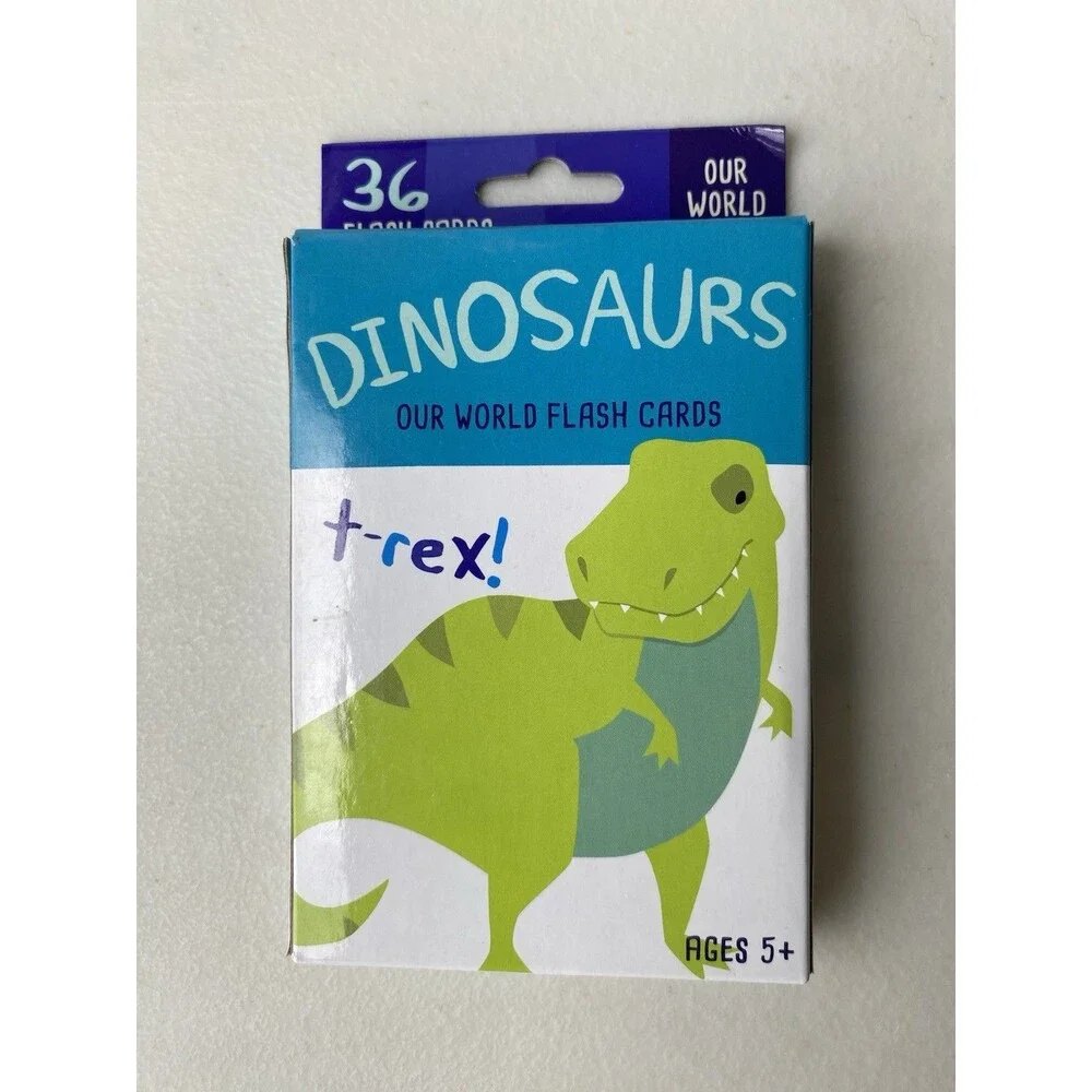 Bendon Dinosaurs Our World Flash Cards Near Complete Set 35 Cards Included